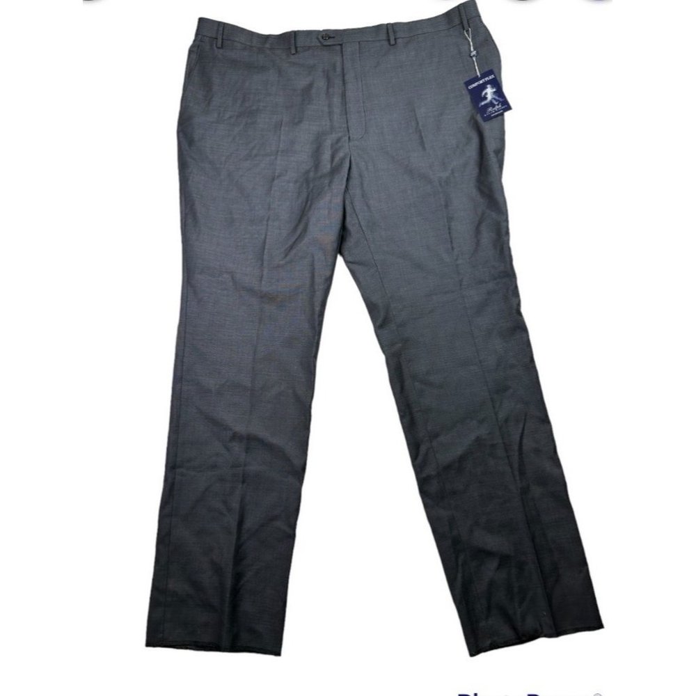 New Ralph Lauren 100% Natural Wool Pants sz‎ 52W Grey As Is
